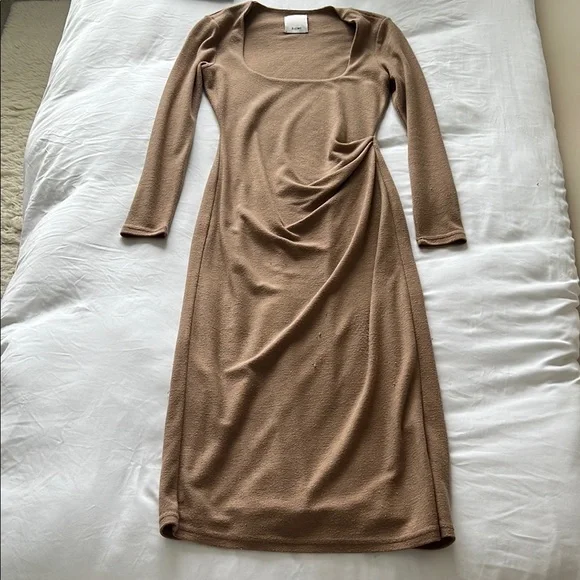 Acler | Dresses | Acler Brown Sheath Dress Long Sleeve Scoop Neck | Poshmark Acler | Dresses | Acler Brown Sheath Dress Long Sleeve Scoop Neck | Poshmark